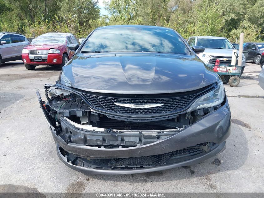 2015 Chrysler 200 S VIN: 1C3CCCBG0FN711472 Lot: 40391348