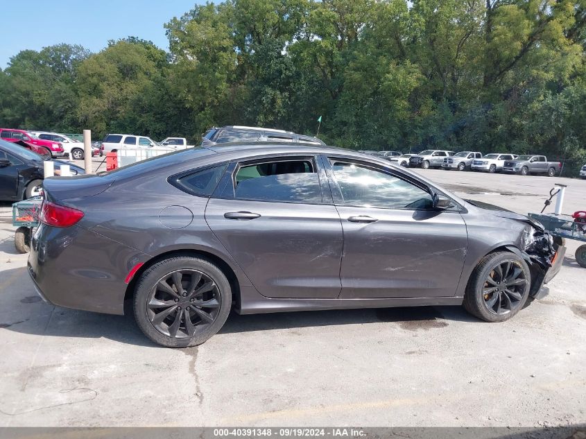 2015 Chrysler 200 S VIN: 1C3CCCBG0FN711472 Lot: 40391348