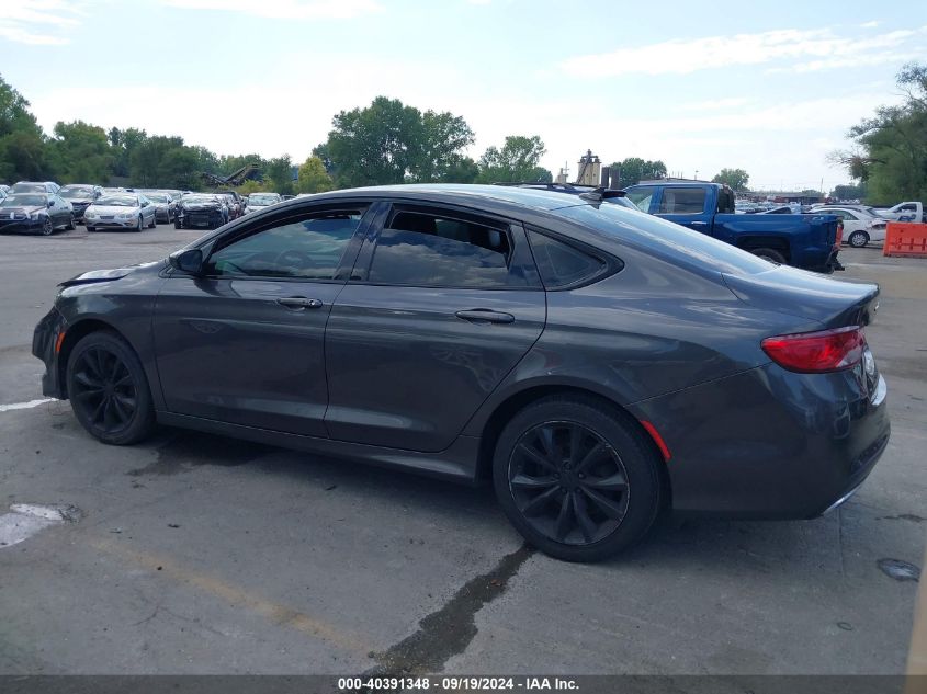 2015 Chrysler 200 S VIN: 1C3CCCBG0FN711472 Lot: 40391348