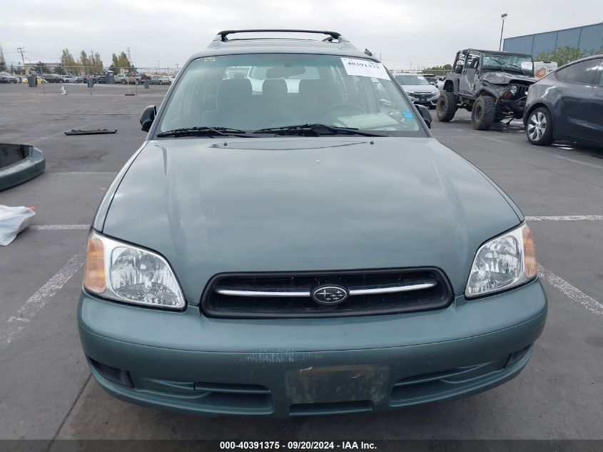 2001 Subaru Legacy L VIN: 4S3BH635717311445 Lot: 40391375