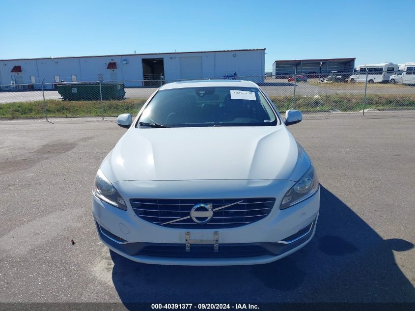 2015 Volvo S60 T5 Premier VIN: YV1612TB7F1308862 Lot: 40391377