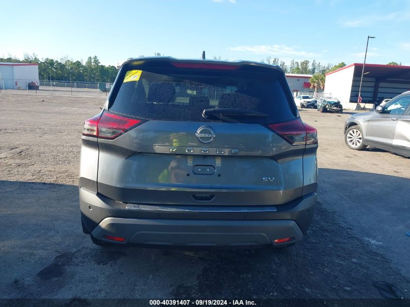 2022 Nissan Rogue Sv Fwd VIN: 5N1BT3BA3NC709272 Lot: 40391407