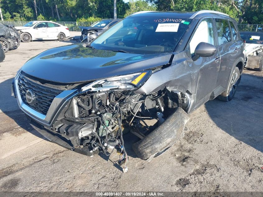 2022 Nissan Rogue Sv Fwd VIN: 5N1BT3BA3NC709272 Lot: 40391407