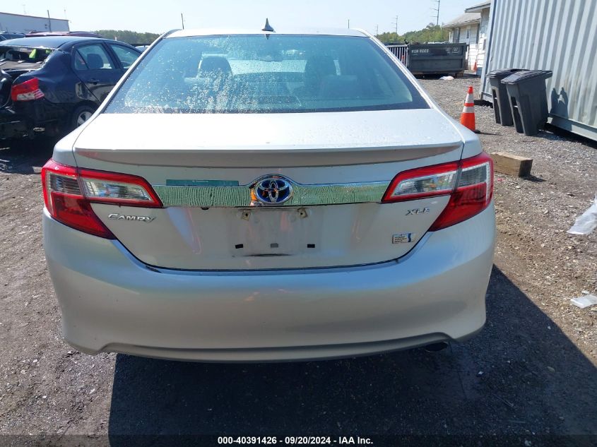 2012 Toyota Camry Hybrid Xle VIN: 4T1BD1FK6CU039616 Lot: 40391426