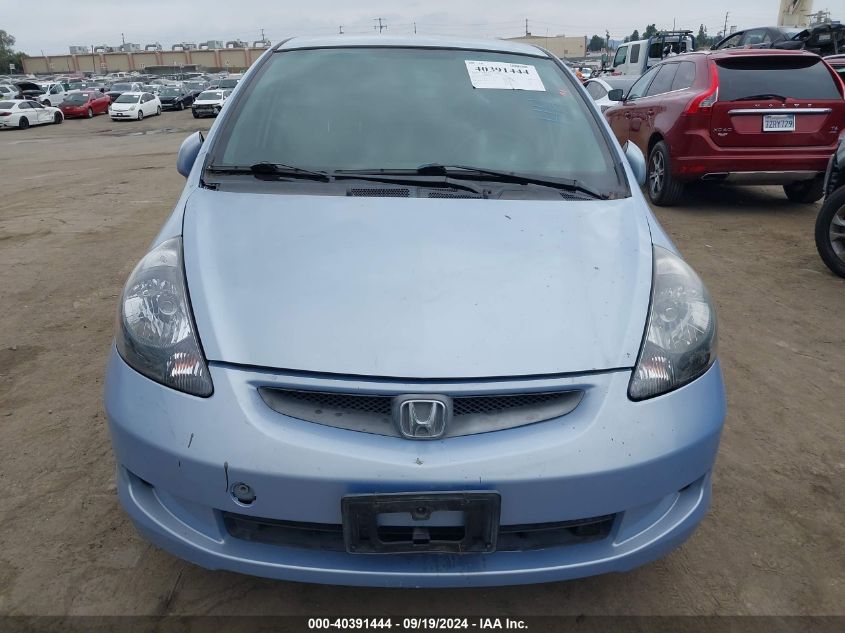 2008 Honda Fit VIN: JHMGD37498S065019 Lot: 40391444