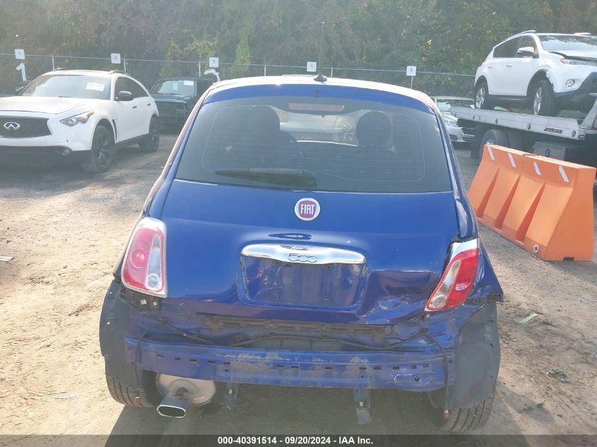 2012 Fiat 500 Lounge VIN: 3C3CFFCRXCT117735 Lot: 40391514