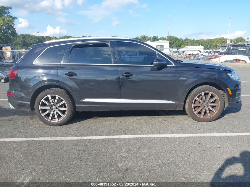 2018 Audi Q7 3.0T Premium VIN: WA1VAAF71JD009954 Lot: 40391552