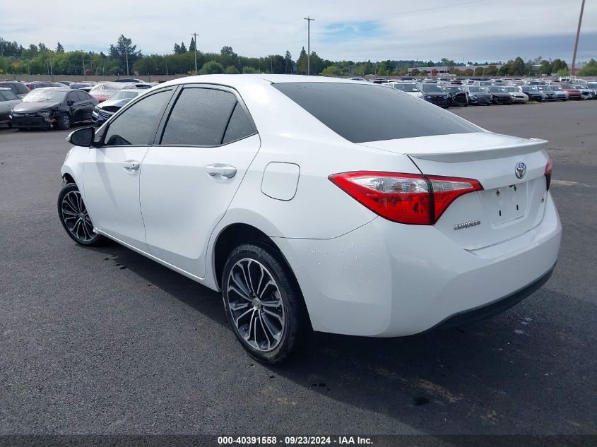 2016 Toyota Corolla S Plus VIN: 2T1BURHE2GC531542 Lot: 40391558