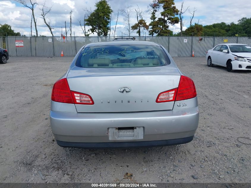 2003 Infiniti G35 Luxury Leather VIN: JNKCV51E63M317234 Lot: 40391569