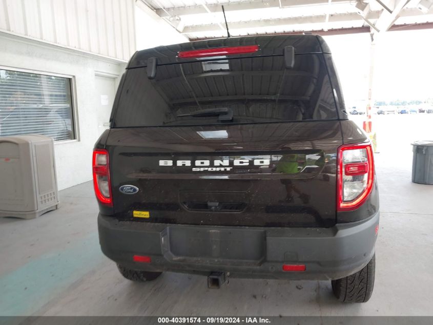 2021 Ford Bronco Sport Badlands VIN: 3FMCR9D9XMRA03456 Lot: 40391574