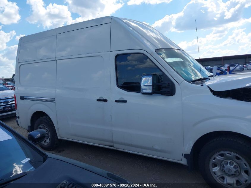 2021 Nissan Nv Cargo Nv2500 Hd Sv High Roof V8 VIN: 1N6AF0LY1MN806472 Lot: 40391578