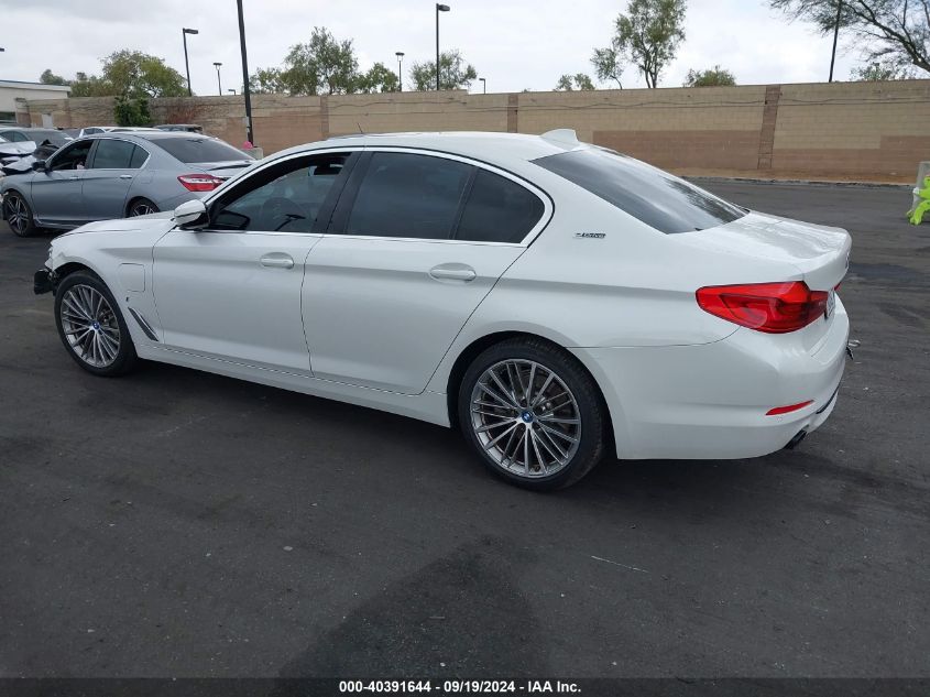 2019 BMW 530E Iperformance VIN: WBAJA9C57KB393772 Lot: 40391644