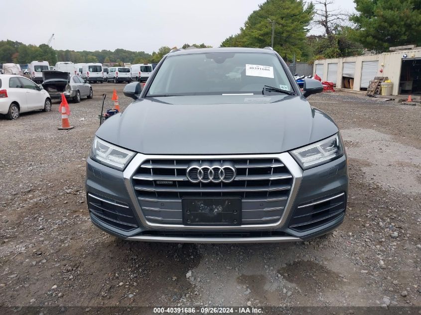 2019 Audi Q5 Premium Plus VIN: WA1BNAFY1K2115401 Lot: 40391686