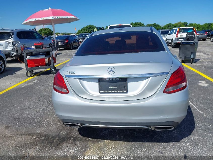 2016 Mercedes-Benz C 300 Luxury/Sport VIN: 55SWF4JB9GU172215 Lot: 40391687