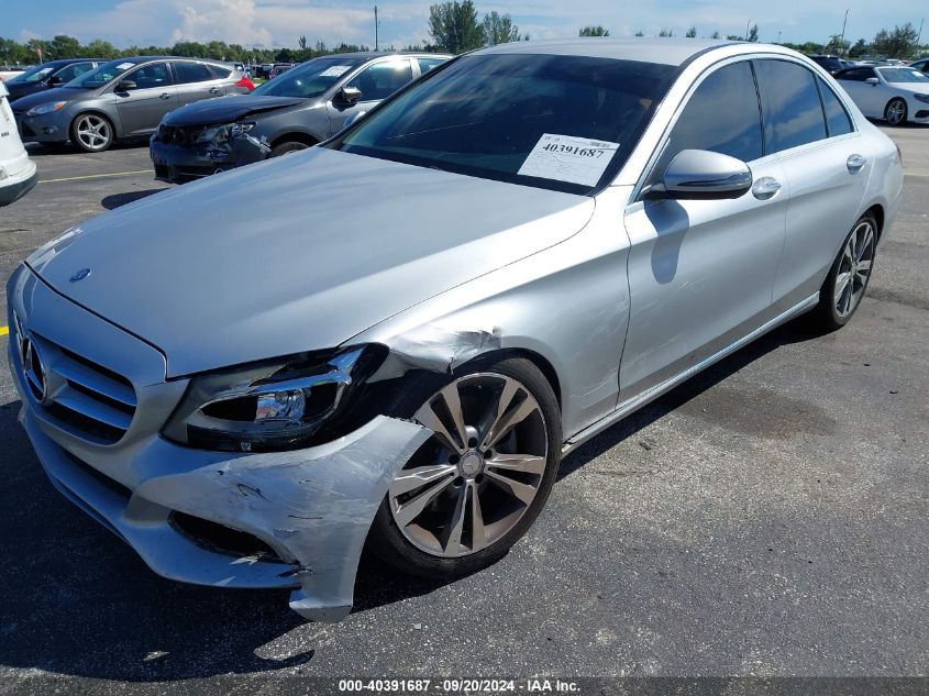 2016 Mercedes-Benz C 300 Luxury/Sport VIN: 55SWF4JB9GU172215 Lot: 40391687