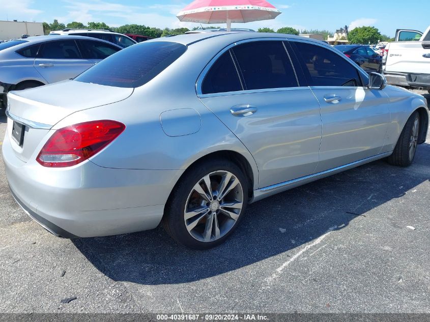 2016 Mercedes-Benz C 300 Luxury/Sport VIN: 55SWF4JB9GU172215 Lot: 40391687