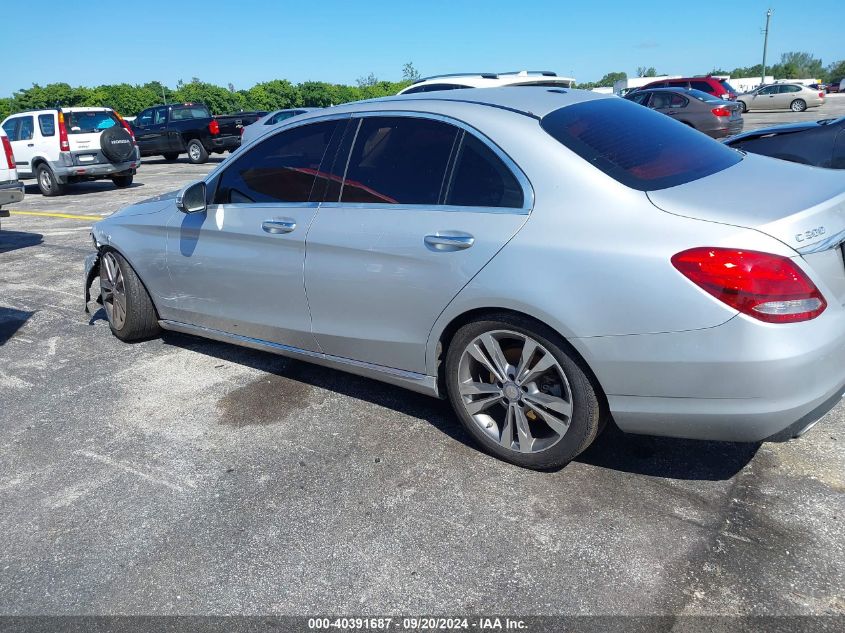 2016 Mercedes-Benz C 300 Luxury/Sport VIN: 55SWF4JB9GU172215 Lot: 40391687