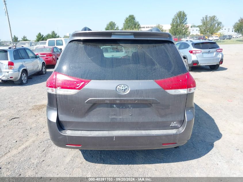 2014 Toyota Sienna Le 7 Passenger VIN: 5TDJK3DC1ES092762 Lot: 40391703