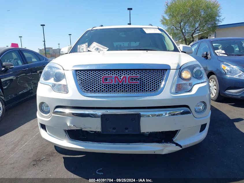 1GKKVTED8CJ239189 2012 GMC Acadia Denali