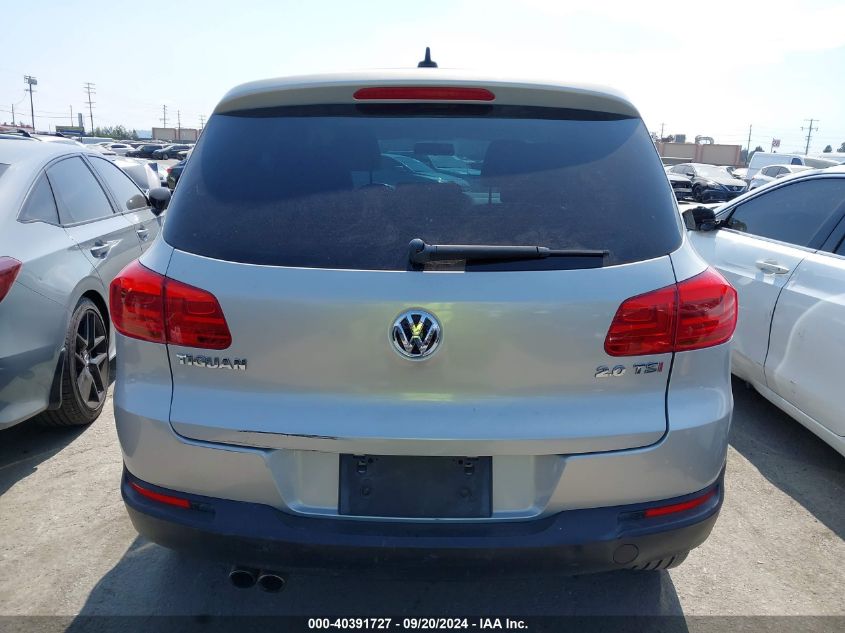 2014 Volkswagen Tiguan Se VIN: WVGAV3AX5EW042442 Lot: 40391727