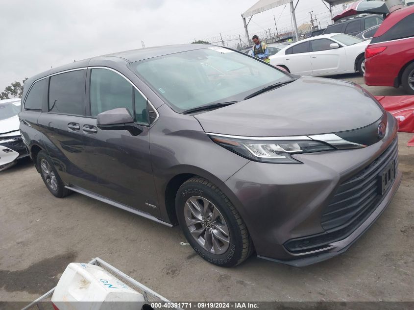 5TDKRKEC5MS026674 2021 TOYOTA SIENNA - Image 1