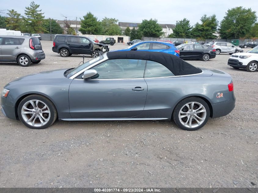 2013 Audi S5 3.0T Premium Plus VIN: WAUVGAFH6DN002622 Lot: 40391774