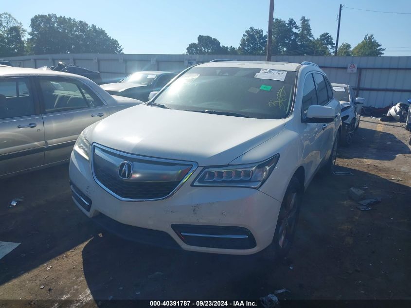 VIN 5FRYD4H96GB047142 2016 ACURA MDX no.2