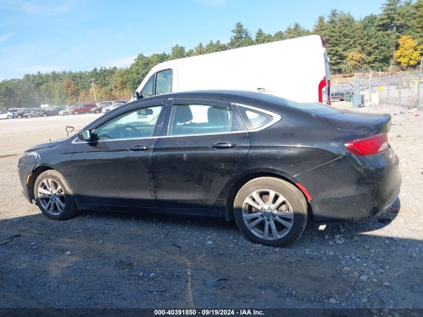 2015 Chrysler 200 Limited VIN: 1C3CCCAB0FN708223 Lot: 40391850