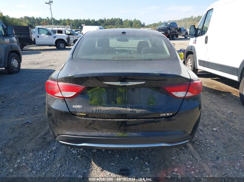 2015 Chrysler 200 Limited VIN: 1C3CCCAB0FN708223 Lot: 40391850