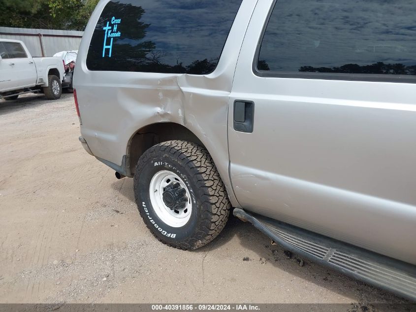 2004 Ford Excursion VIN: 1FMNU41L94EB58318 Lot: 40391856