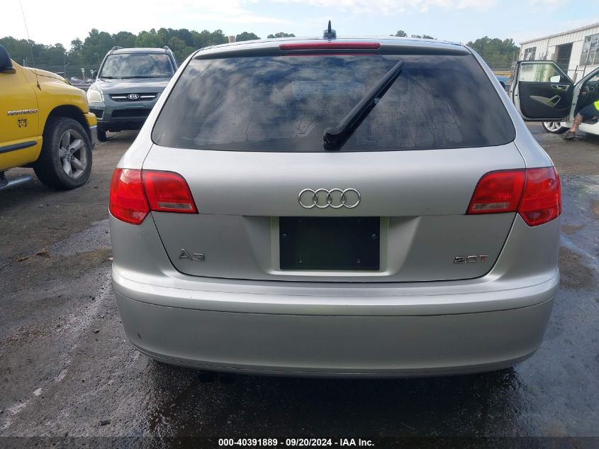 2006 Audi A3 2.0T VIN: WAUNF78PX6A087081 Lot: 40391889