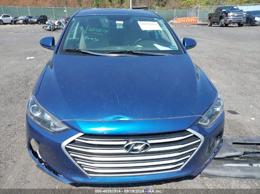 2018 Hyundai Elantra Se VIN: 5NPD74LFXJH288781 Lot: 40391914