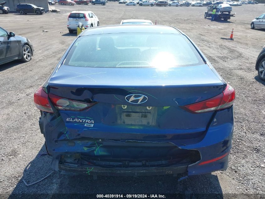 2018 Hyundai Elantra Se VIN: 5NPD74LFXJH288781 Lot: 40391914