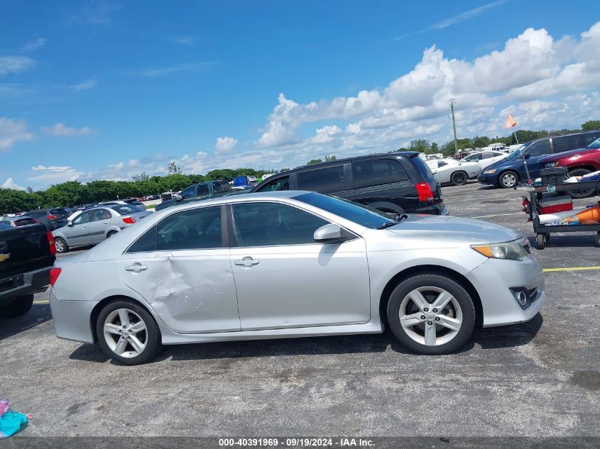 2013 Toyota Camry Se VIN: 4T1BF1FK7DU645020 Lot: 40391969