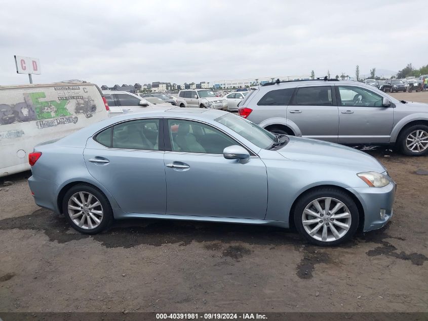 2010 Lexus Is 250 VIN: JTHBF5C25A5124947 Lot: 40391981