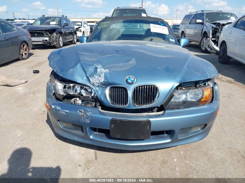 4USCH7326VLB79627 1997 BMW Z3 1.9L Roadster