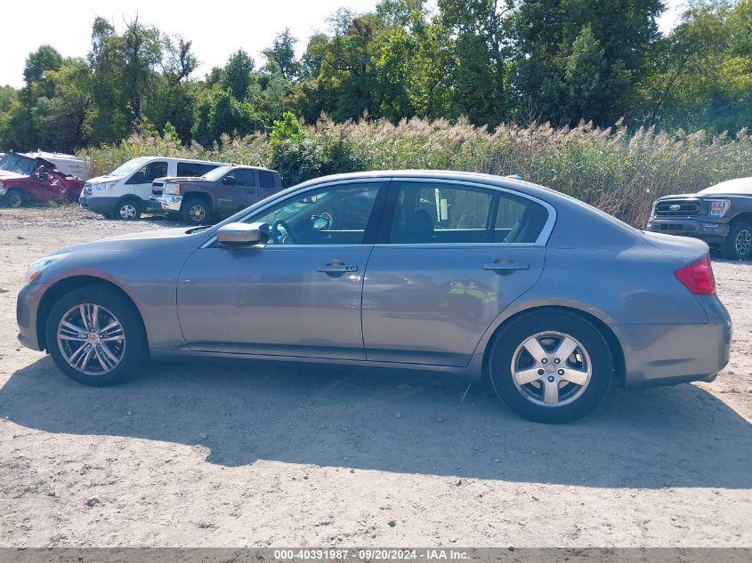 2012 Infiniti G37X VIN: JN1CV6AR7CM680882 Lot: 40391987