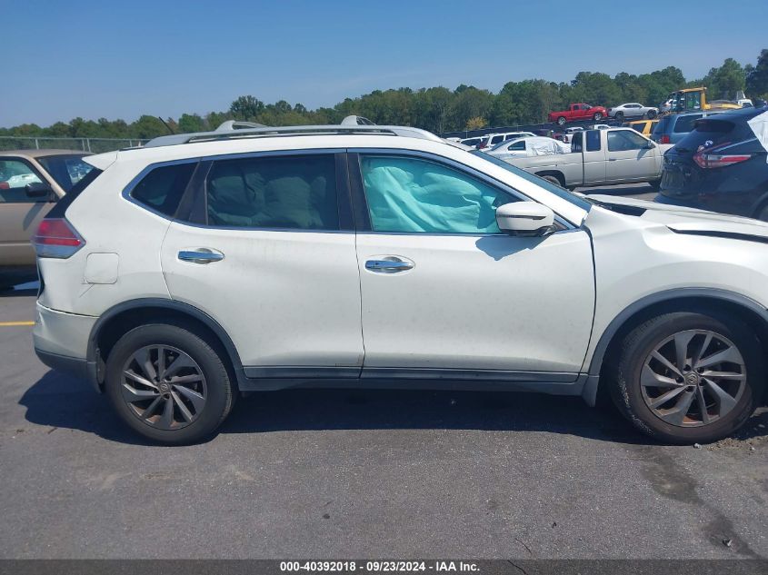 2016 Nissan Rogue S/Sl/Sv VIN: 5N1AT2MT6GC760482 Lot: 40392018