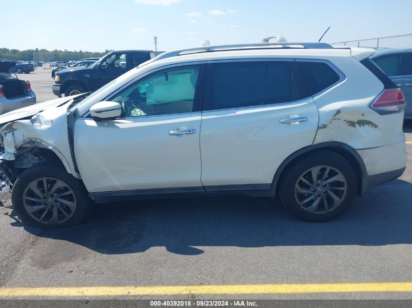 2016 Nissan Rogue S/Sl/Sv VIN: 5N1AT2MT6GC760482 Lot: 40392018