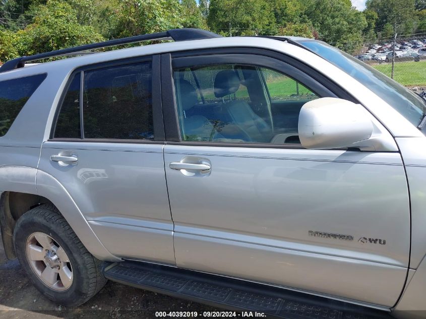 2005 Toyota 4Runner Limited V6 VIN: JTEBU17R058034919 Lot: 40392019