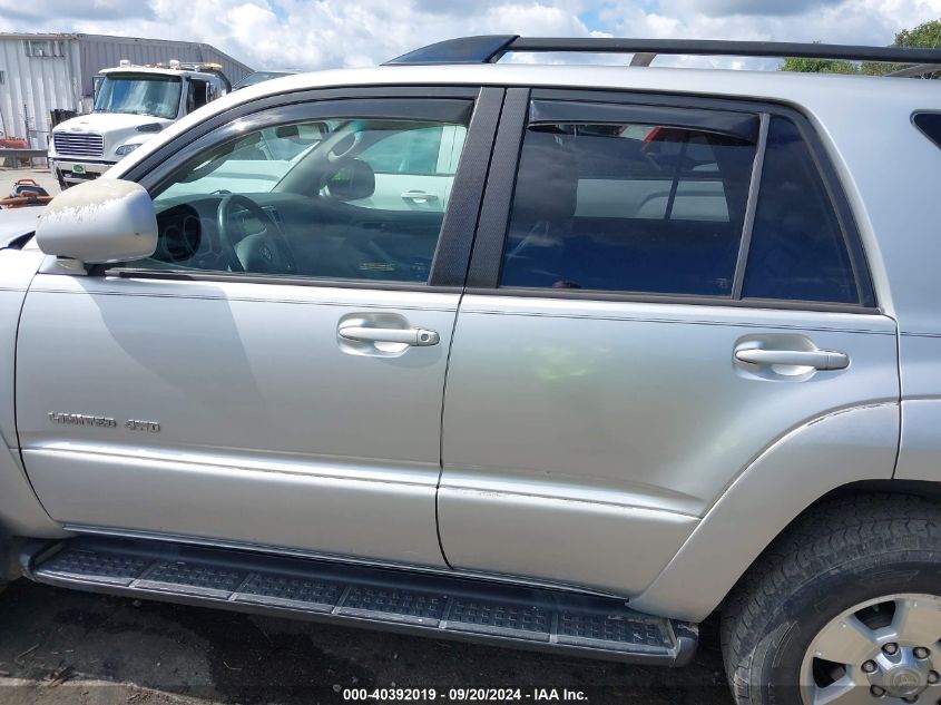 2005 Toyota 4Runner Limited V6 VIN: JTEBU17R058034919 Lot: 40392019