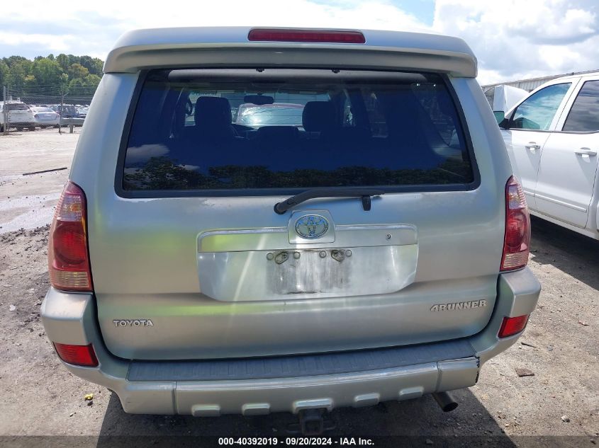 2005 Toyota 4Runner Limited V6 VIN: JTEBU17R058034919 Lot: 40392019