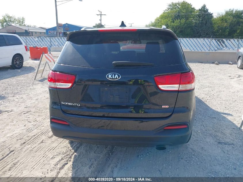 2018 Kia Sorento 2.4L Lx VIN: 5XYPG4A33JG349577 Lot: 40392020