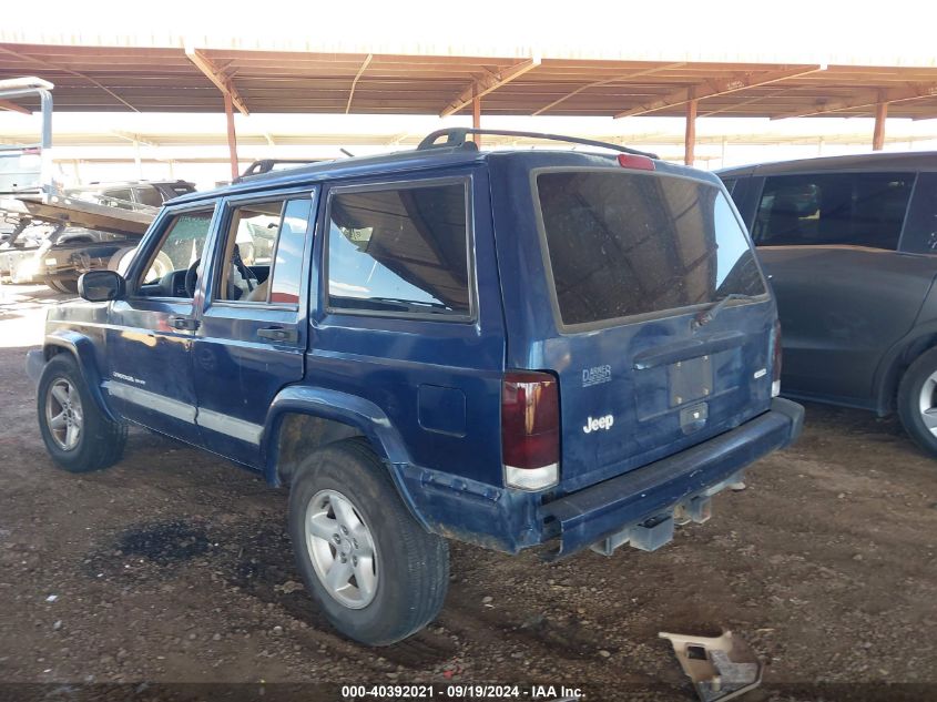 2001 Jeep Cherokee Sport VIN: 1J4FT48S01L581315 Lot: 40392021