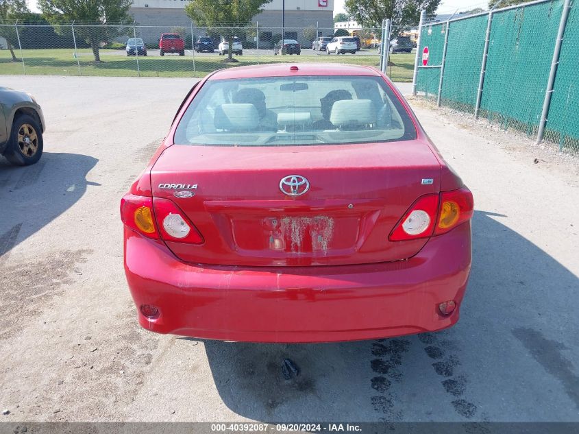 2010 Toyota Corolla Le VIN: 2T1BU4EE6AC270866 Lot: 40392087