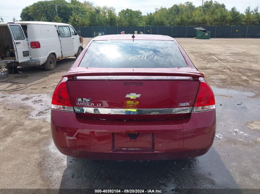 2009 Chevrolet Impala Lt VIN: 2G1WT57K191230808 Lot: 40392104