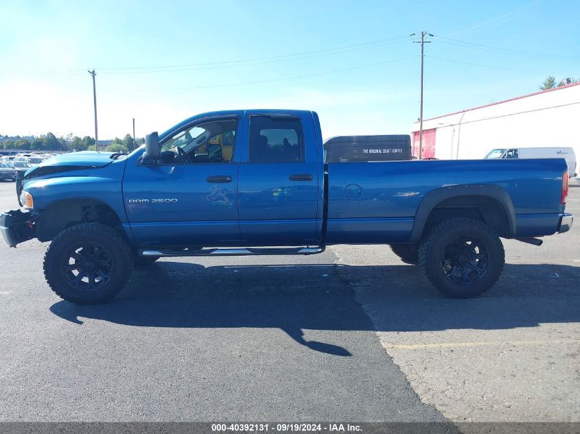 2005 Dodge Ram 2500 Slt/Laramie VIN: 3D7KS28D45G707438 Lot: 40392131