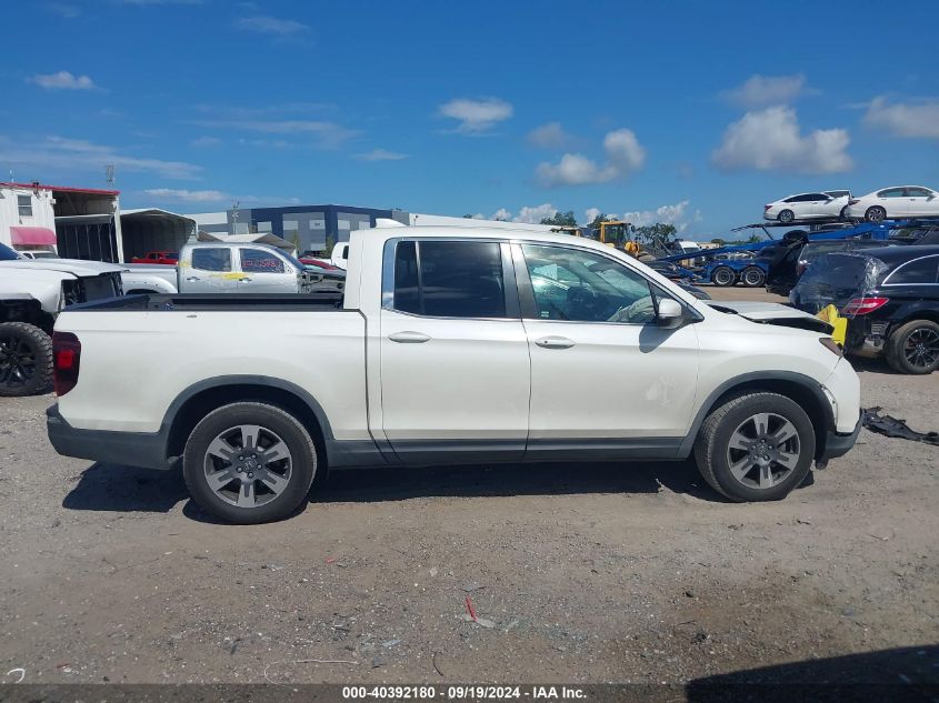 2017 Honda Ridgeline Rtl VIN: 5FPYK2F58HB011487 Lot: 40392180