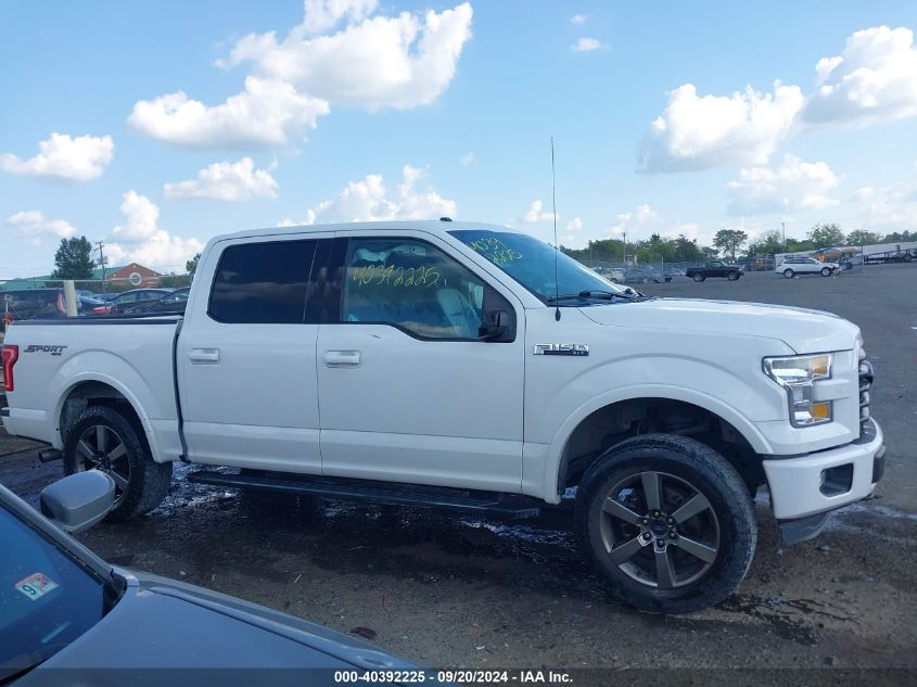 2016 Ford F-150 Xlt VIN: 1FTEW1EG1GFB37990 Lot: 40392225