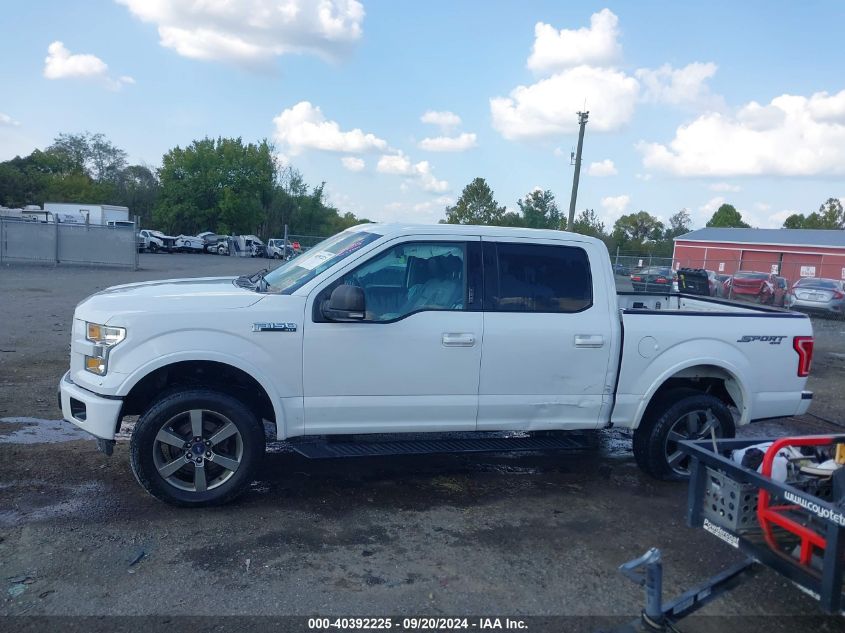 2016 Ford F-150 Xlt VIN: 1FTEW1EG1GFB37990 Lot: 40392225